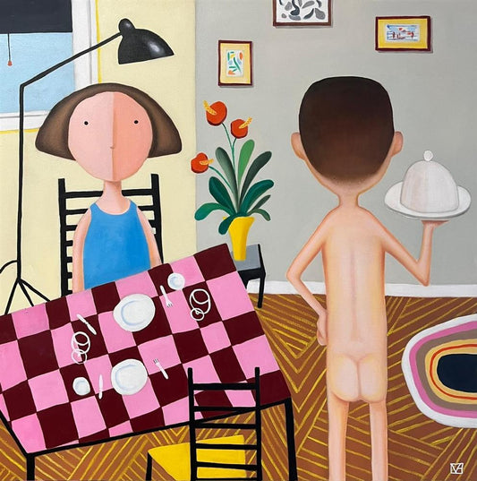 Michael Abrams Coq Au Vin? Original - The Acorn Gallery Pocklington