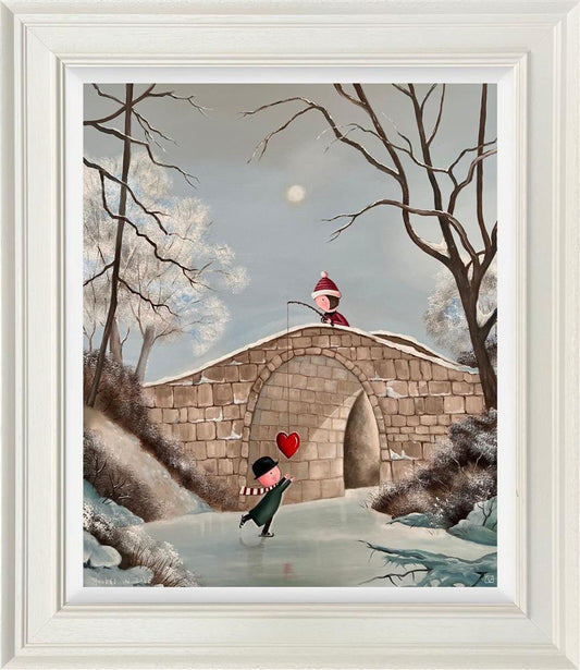 Michael Abrams Hooked On Love Original Framed - The Acorn Gallery, Pocklington