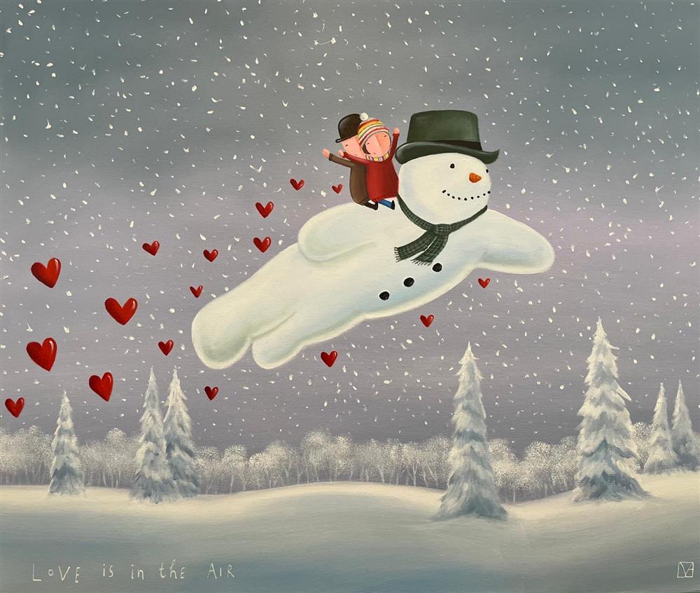 Michael Abrams Love Is In The Air Original - The Acorn Gallery, Pocklington