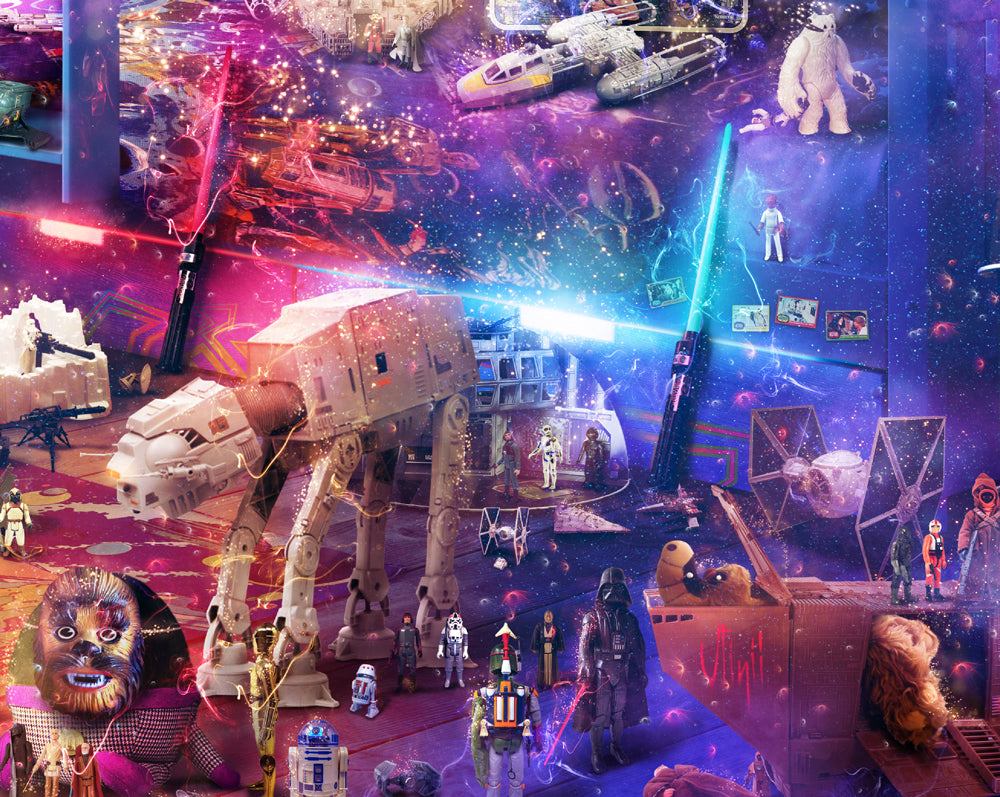 Mark Davies May The Toys Be With You available from The Acorn Gallery, Pocklington