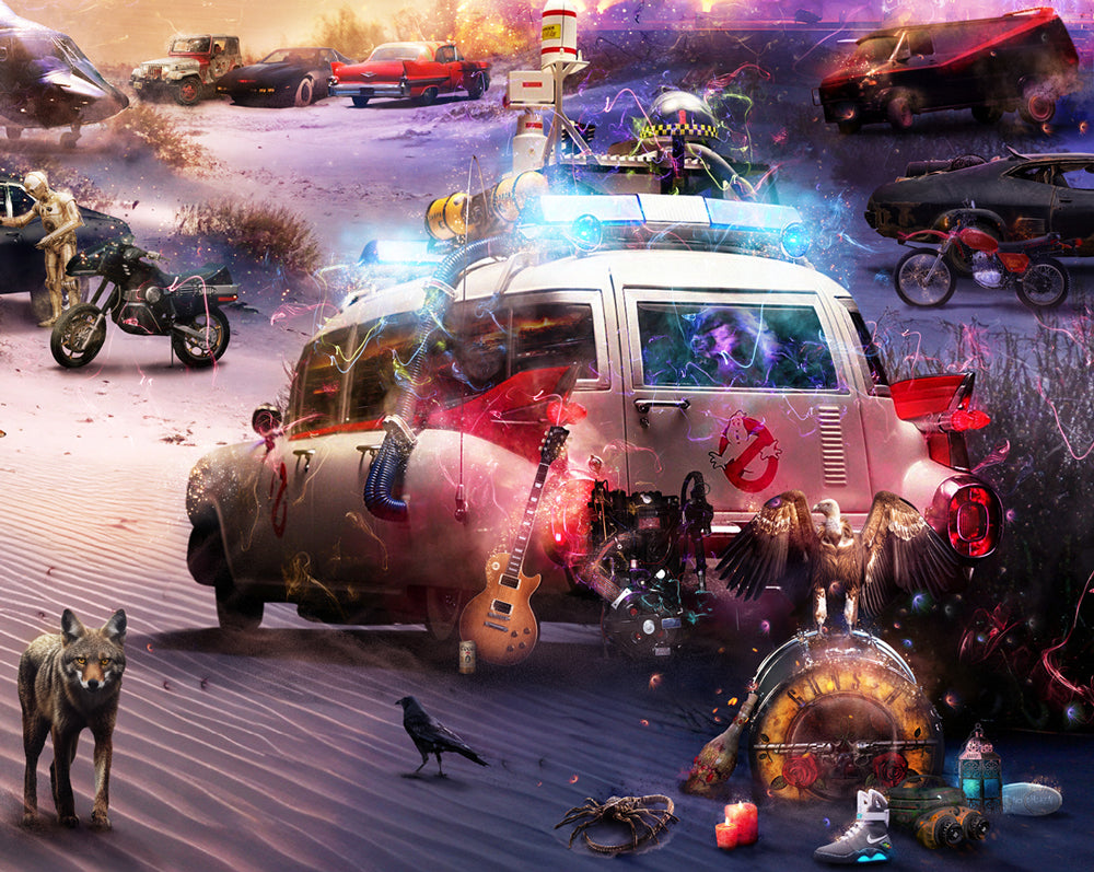 Petrolheads - Pedal to the Metal by Mark Davies-Limited Edition Print-The Acorn Gallery