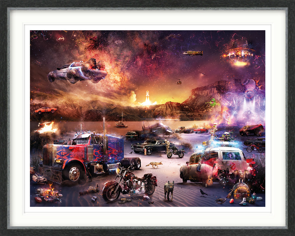Petrolheads - Pedal to the Metal by Mark Davies-Limited Edition Print-The Acorn Gallery