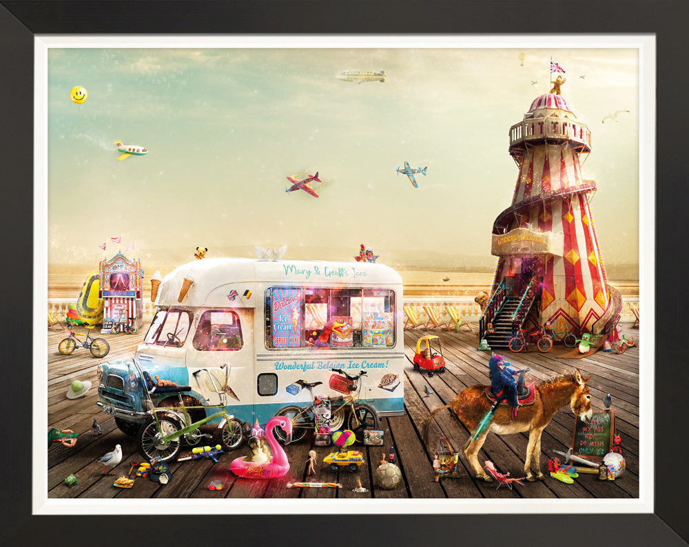 Skool's Out 3 by Mark Davies-Limited Edition Print-The Acorn Gallery, Pocklington