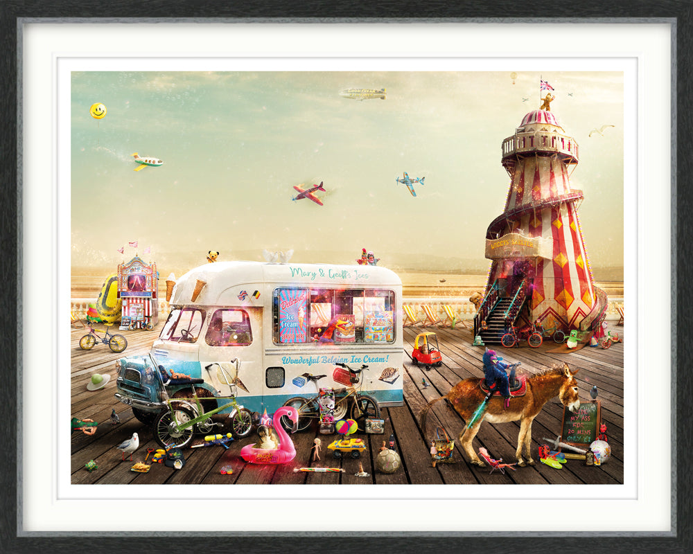 Skool's Out 3 by Mark Davies-Limited Edition Print-The Acorn Gallery, Pocklington