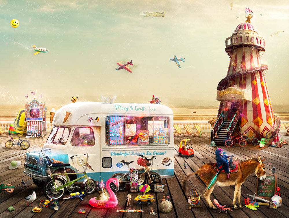 Skool's Out 3 by Mark Davies-Limited Edition Print-The Acorn Gallery, Pocklington