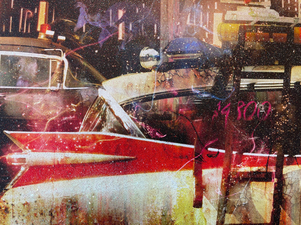 Troubles Coming Ghostbusters ORIGINAL by Mark Davies-Original Art-The Acorn Gallery
