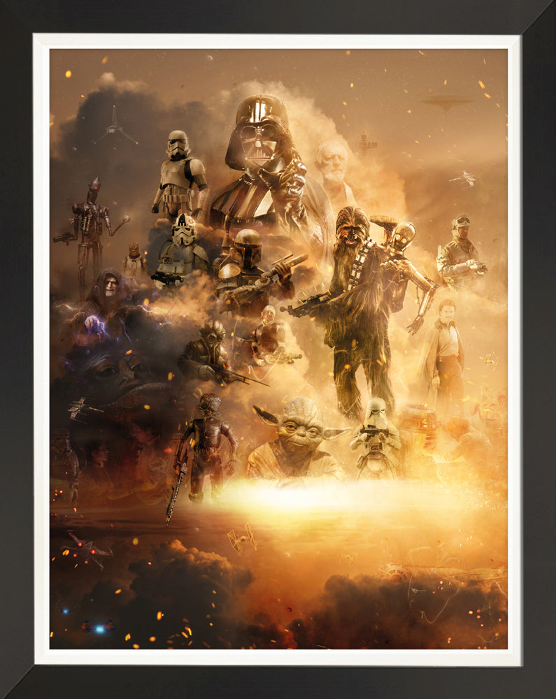 Among The Clouds - The Empire Strikes Back by Mark Davies-Limited Edition Print-The Acorn Gallery