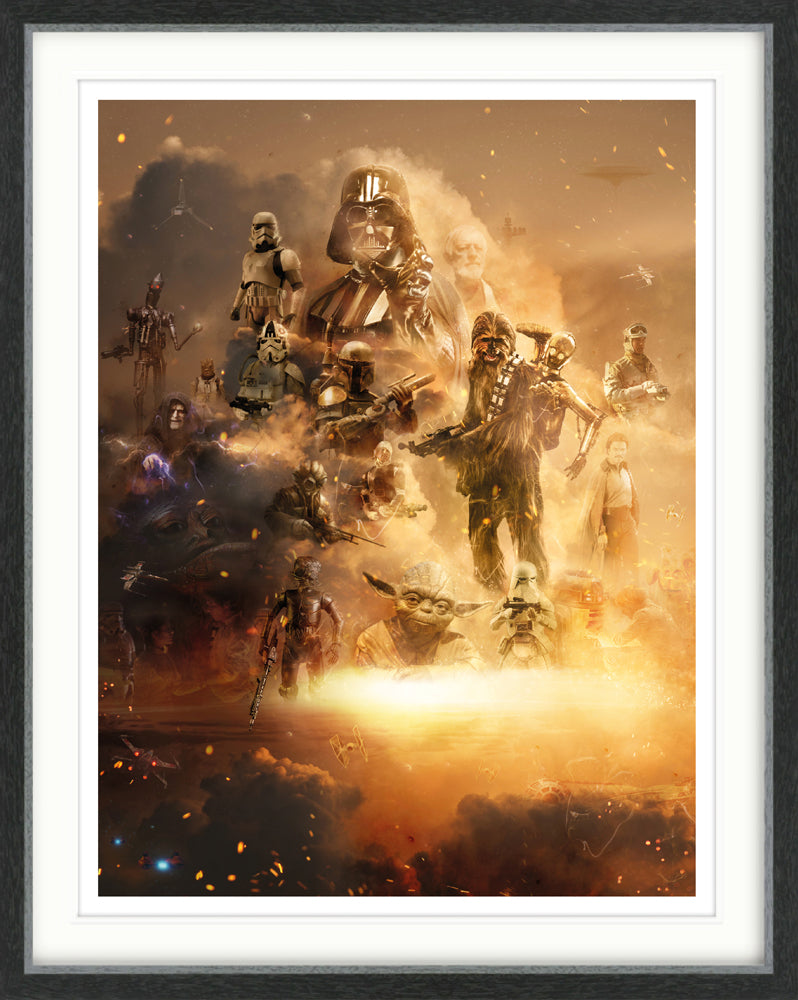 Among The Clouds - The Empire Strikes Back by Mark Davies-Limited Edition Print-The Acorn Gallery