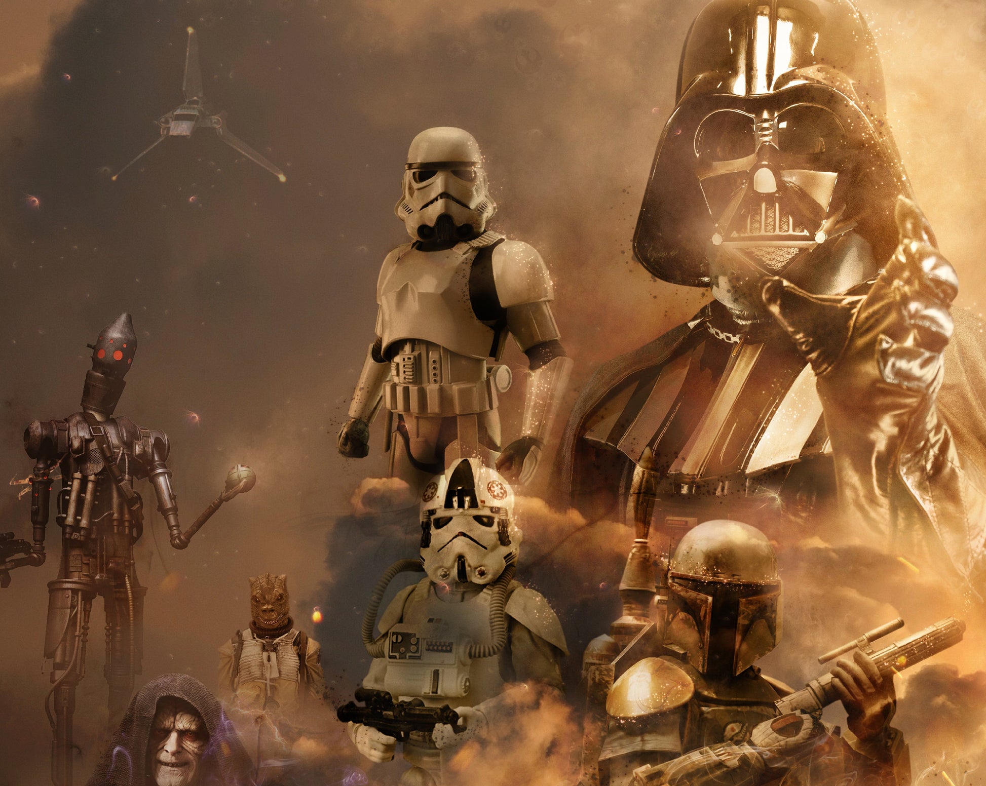 Among The Clouds - The Empire Strikes Back by Mark Davies-Limited Edition Print-The Acorn Gallery