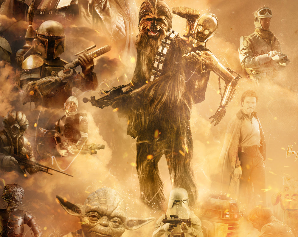 Among The Clouds - The Empire Strikes Back by Mark Davies-Limited Edition Print-The Acorn Gallery