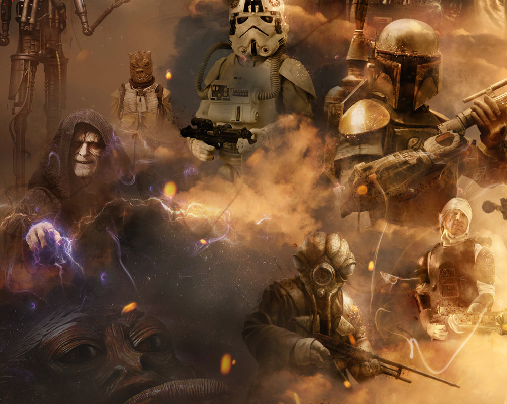 Among The Clouds - The Empire Strikes Back by Mark Davies-Limited Edition Print-The Acorn Gallery