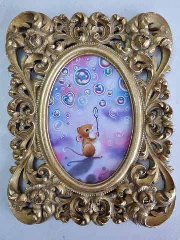 Bubbles ORIGINAL by Marie Louise Wrightson *SOLD*