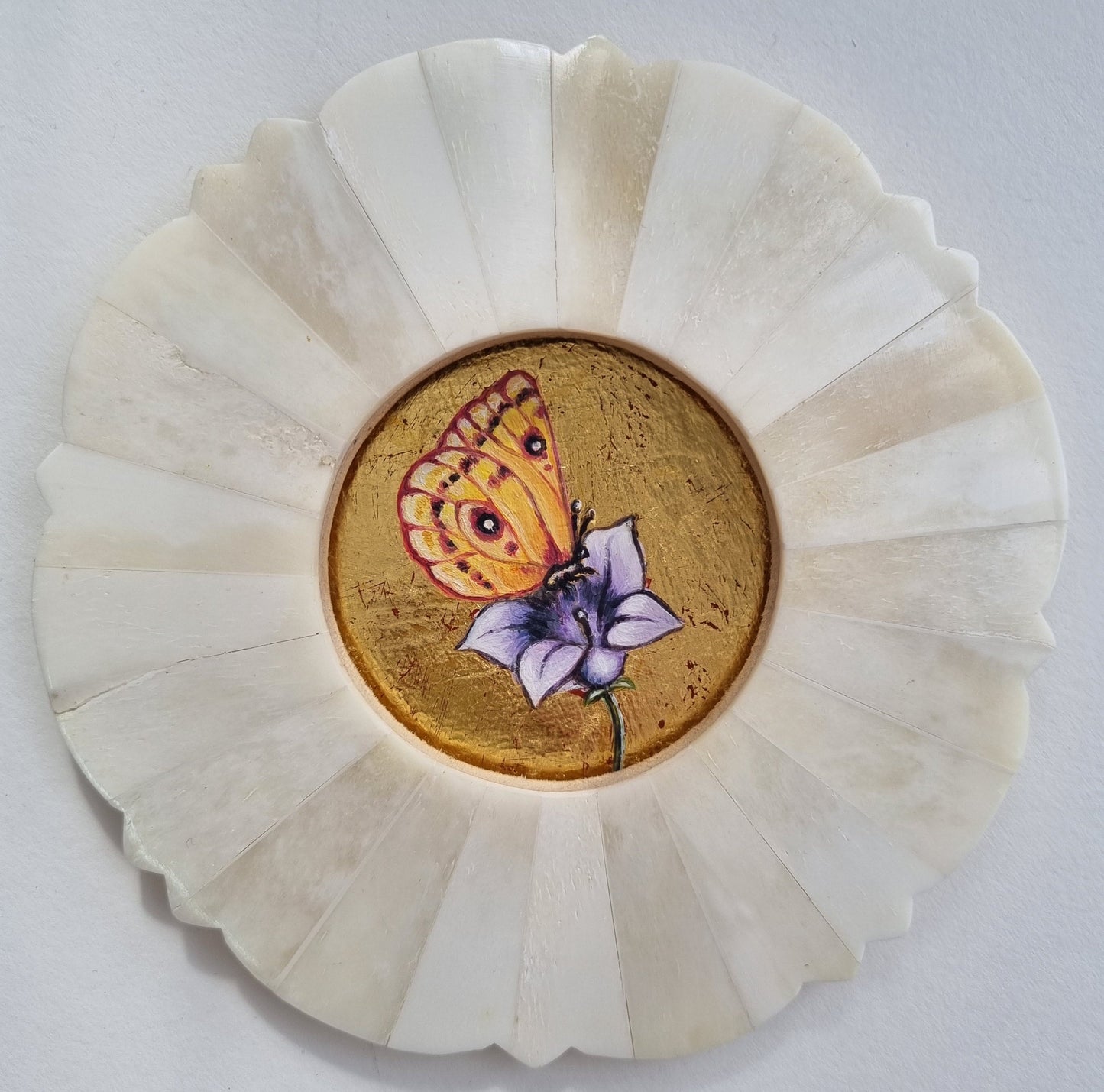 Marie Louise Wrightson's Favourite Flower Original from the 'A Kiss from Midas' Collection at The Acorn Gallery, Pocklington. Shop Now with Safe Secure UK Delivery.