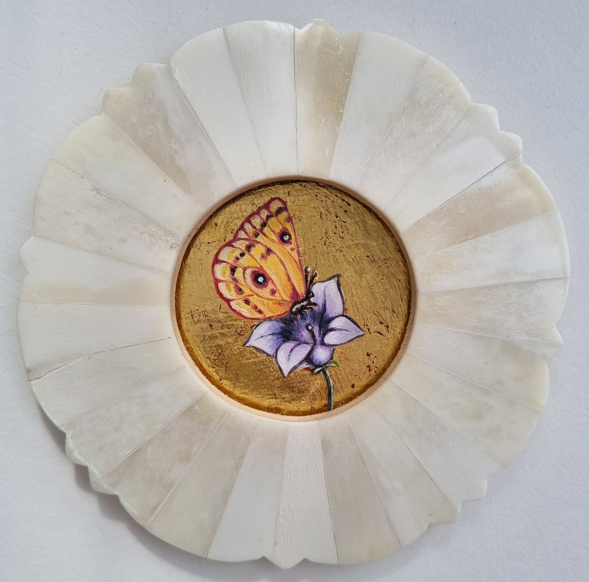 Marie Louise Wrightson's Favourite Flower Original from the 'A Kiss from Midas' Collection at The Acorn Gallery, Pocklington. Shop Now with Safe Secure UK Delivery.