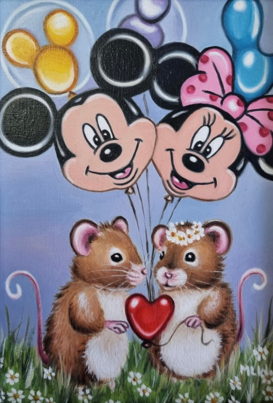 Marie Louise Wrightson Love In The Magic Kingdom Original - The Acorn Gallery, Pocklington