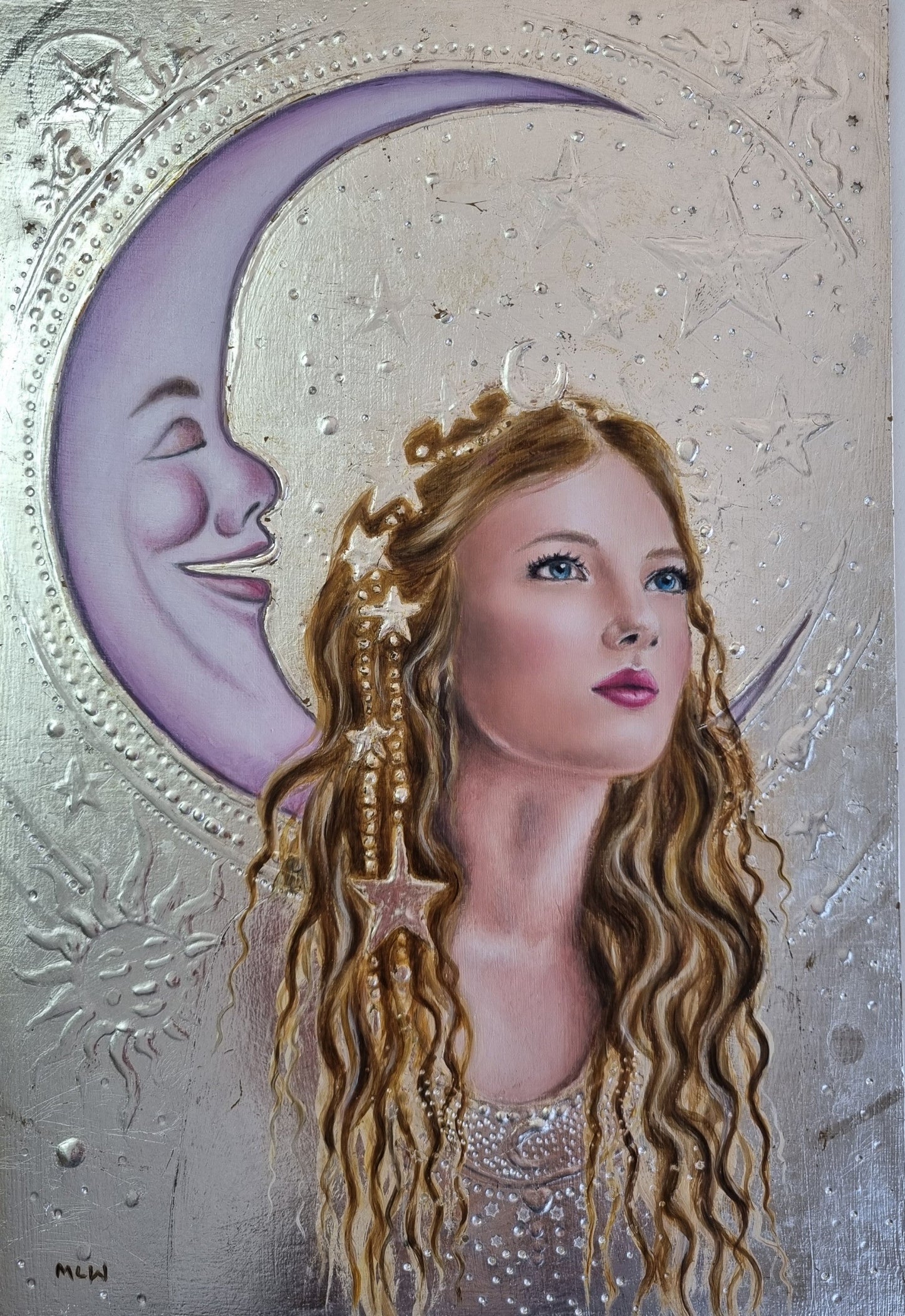 Luna ORIGINAL by Marie Louise Wrightson At The Acorn Gallery, Pocklington