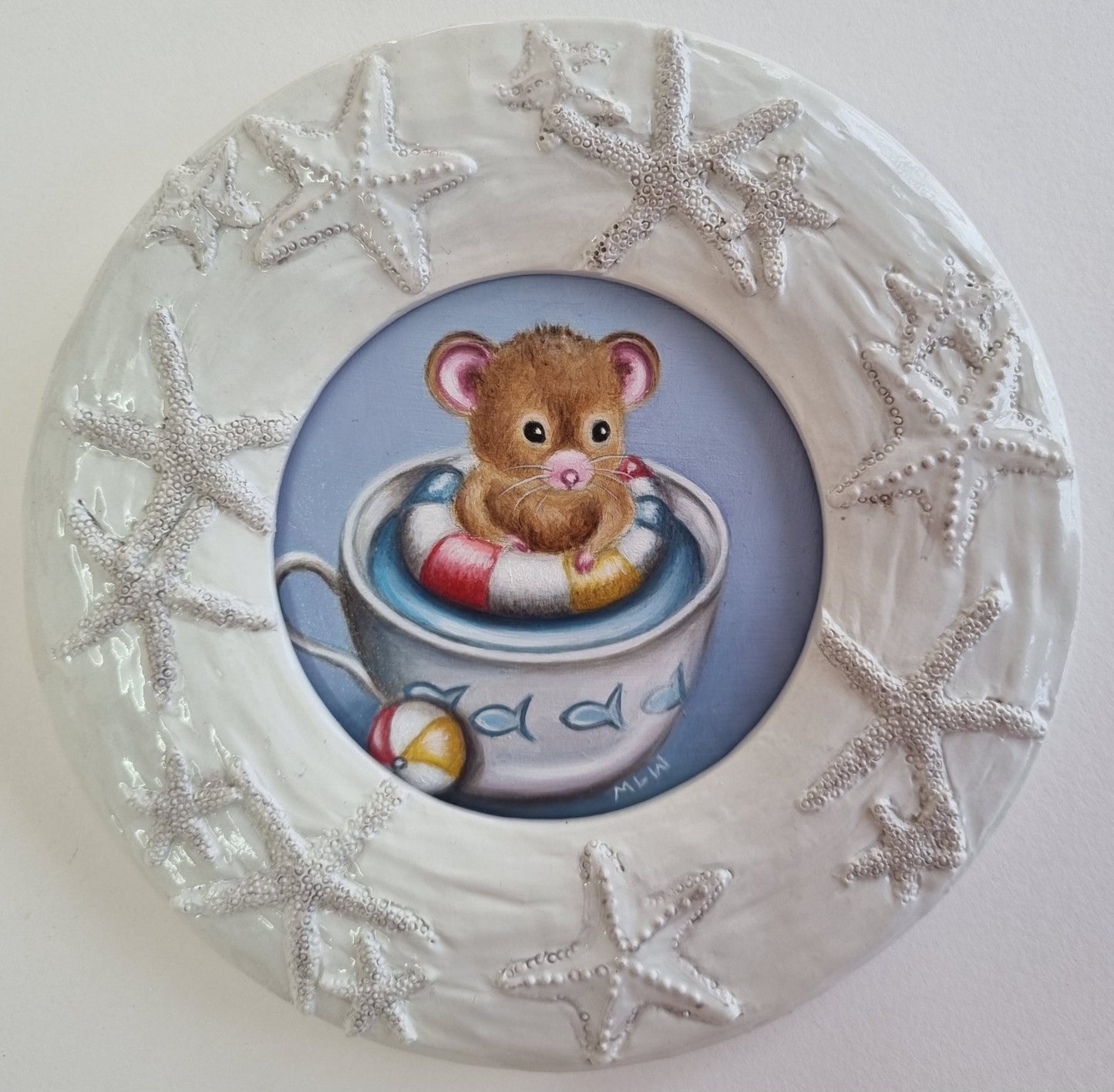 Marie Louise Wrightson Pool Party ORIGINAL - The Acorn Gallery, Pocklington