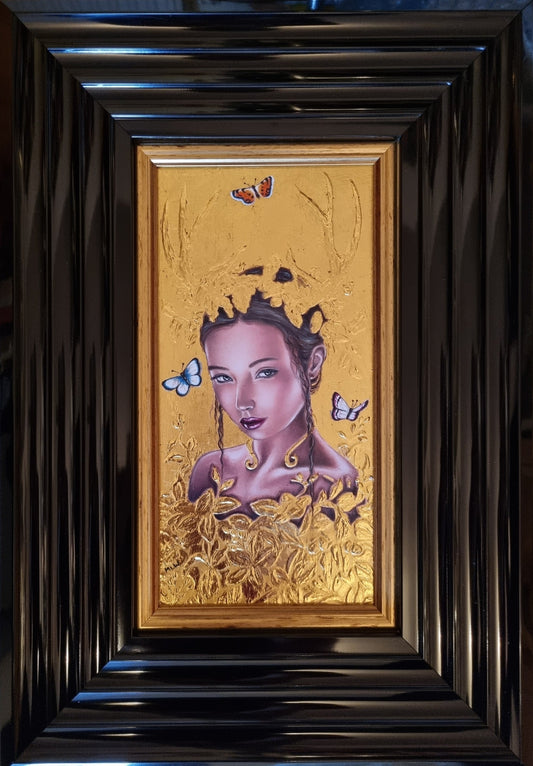 Marie Louise Wrightson Titania Midsummer Night's Dream ORIGINAL - The Acorn Gallery, Pocklington