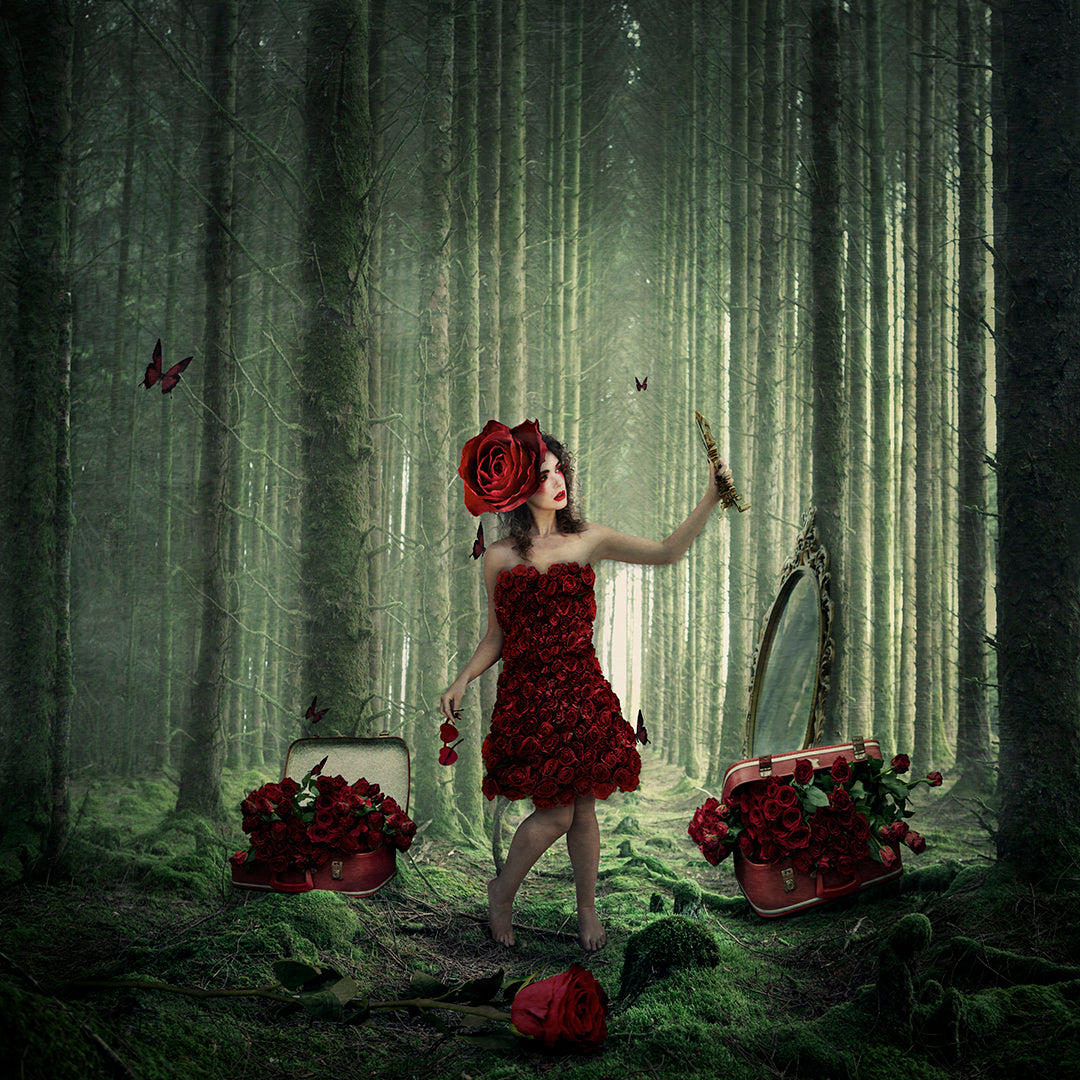 With Rose Tinted Glasses ORIGINAL by Michelle Mackie