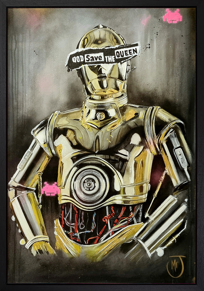 Mr J Threepio - God Save The Queen Original - The Acorn Gallery, Pocklington