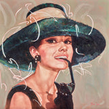 Audrey Hepburn ORIGINAL by Mark Spain *NEW*