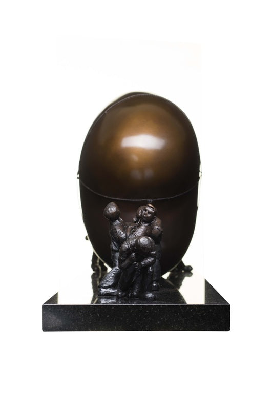 Mackenzie Thorpe Pulling Together Bronze Sculpture - The Acorn Gallery, Pocklington