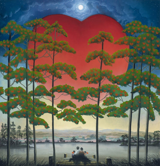 Mackenzie Thorpe Everlasting Love Limited Edition Print available from The Acorn Gallery, Pocklington