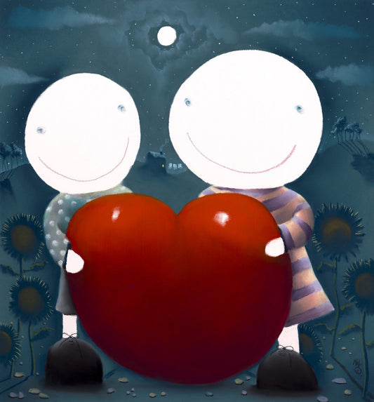 Mackenzie Thorpe Home Is Where The Heart Is Original - The Acorn Gallery, Pocklington