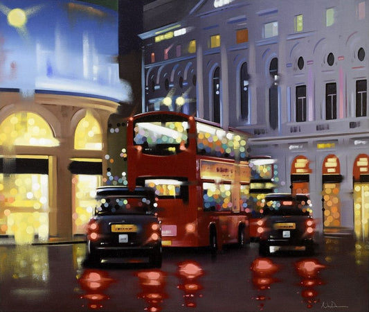 Neil Dawson Piccadilly Night Adventures Paper - The Acorn Gallery, Pocklington