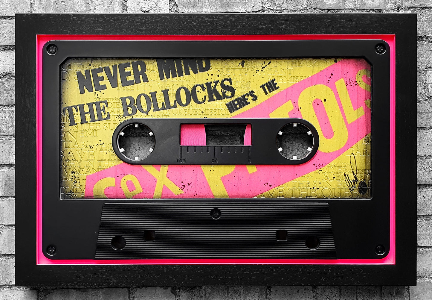 Rob Bishop Never Mind The Bollocks Large Cassette  - The Acorn Gallery, Pocklington