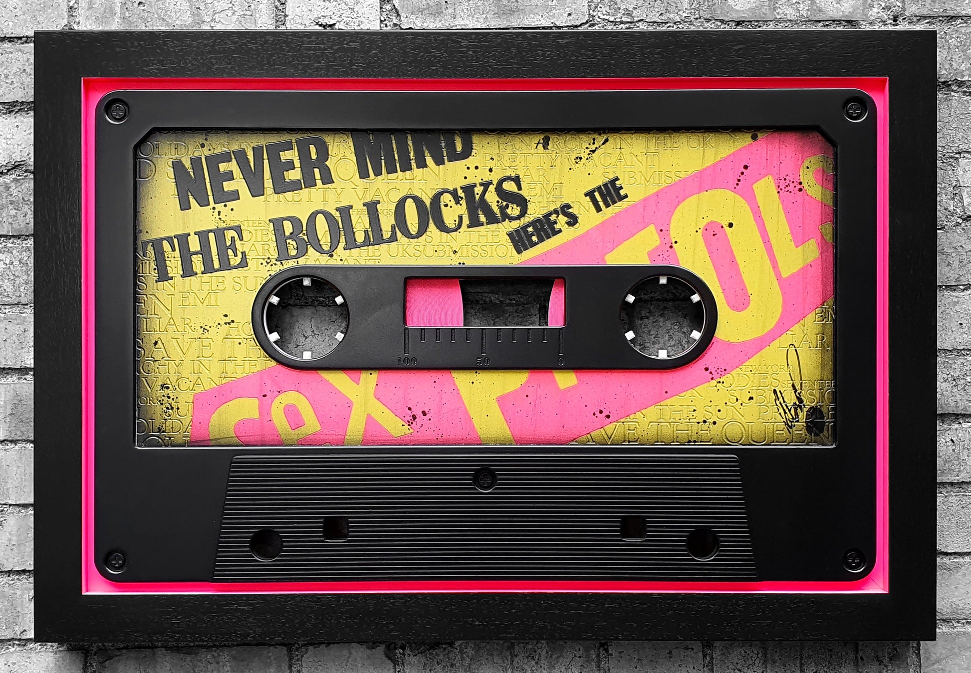 Rob Bishop Never Mind The Bollocks Large Cassette  - The Acorn Gallery, Pocklington