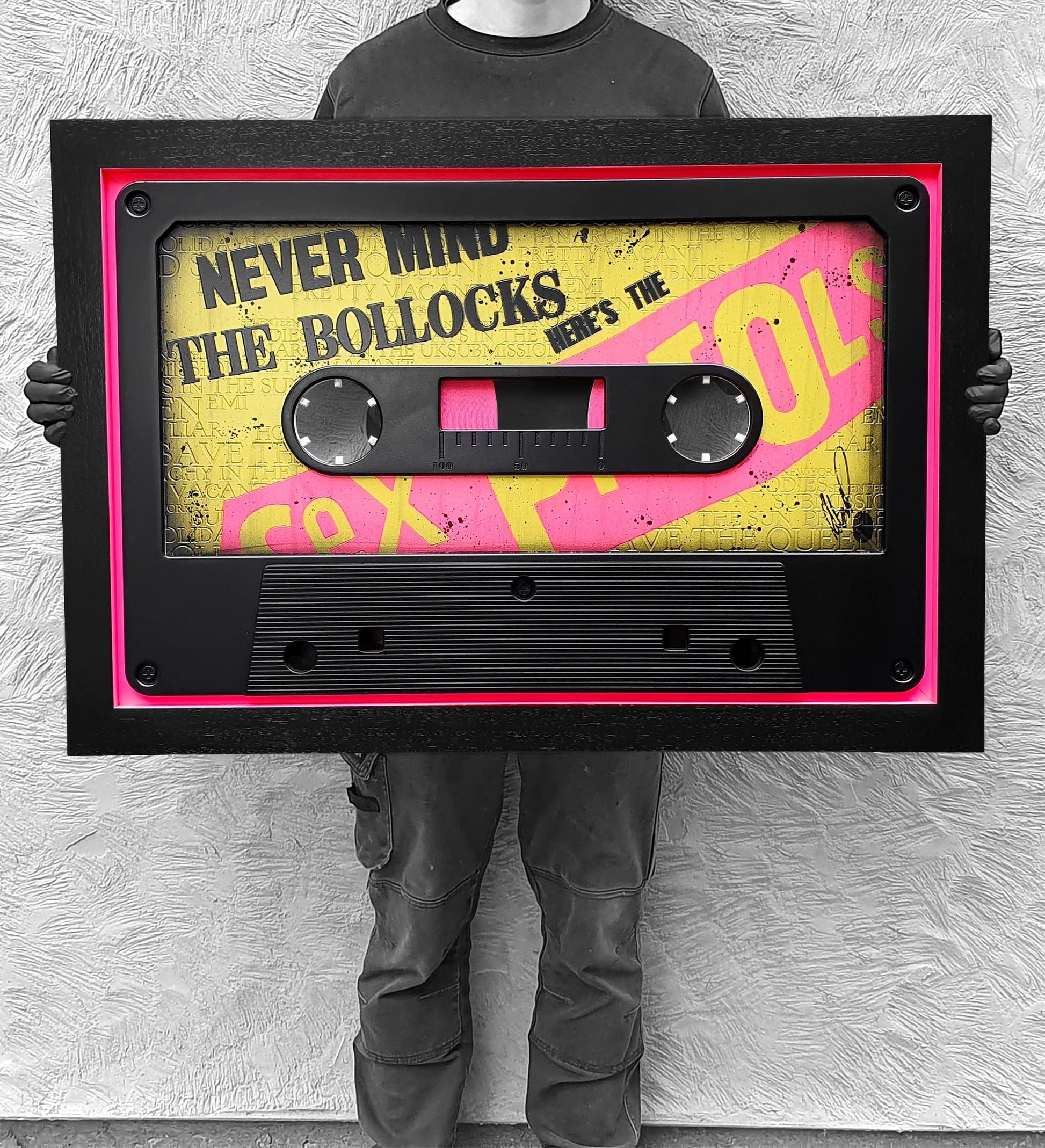 Rob Bishop Never Mind The Bollocks Large Cassette  - The Acorn Gallery, Pocklington