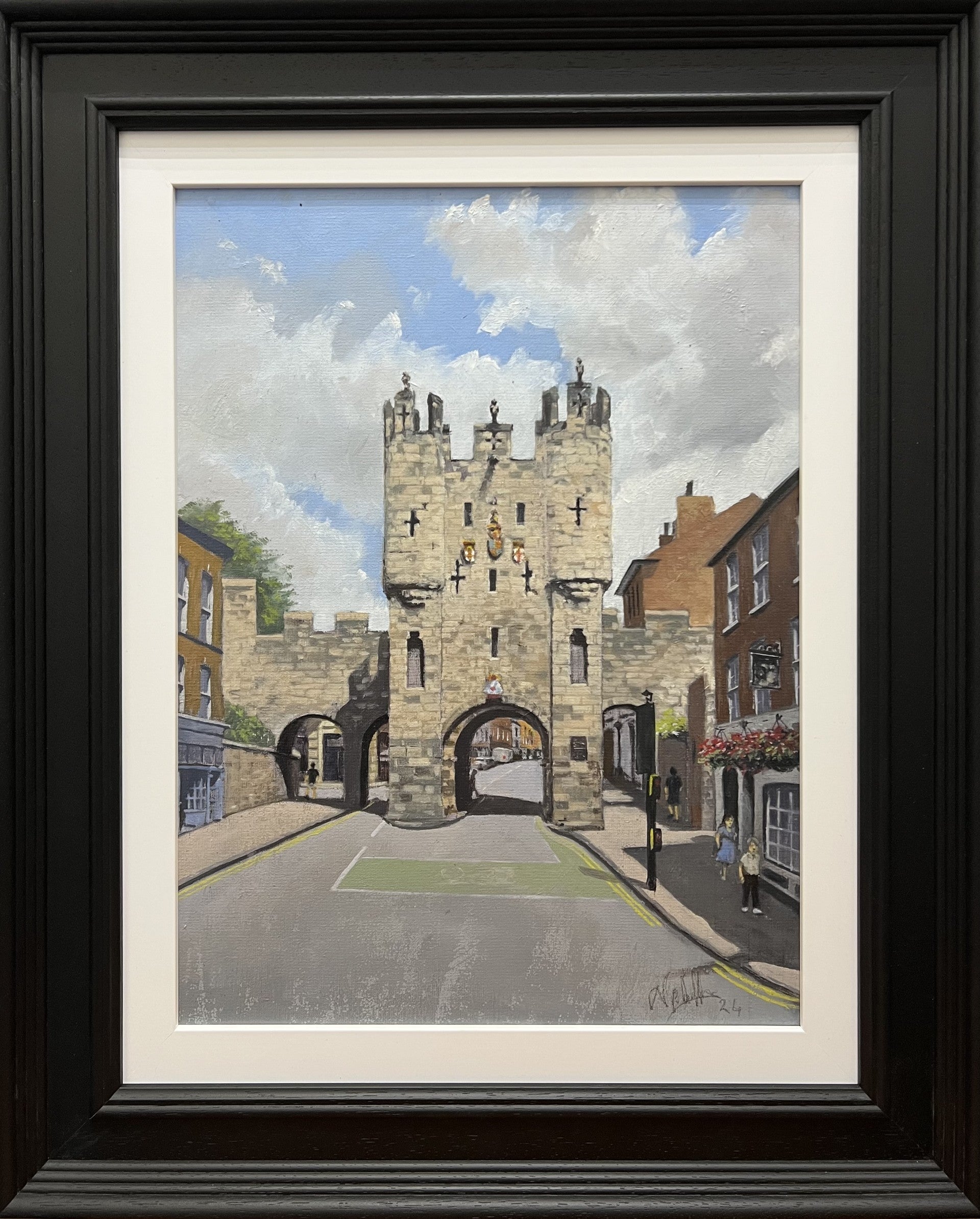 Nick Saltmer Micklegate Bar, York Original - The Acorn Gallery, Pocklington