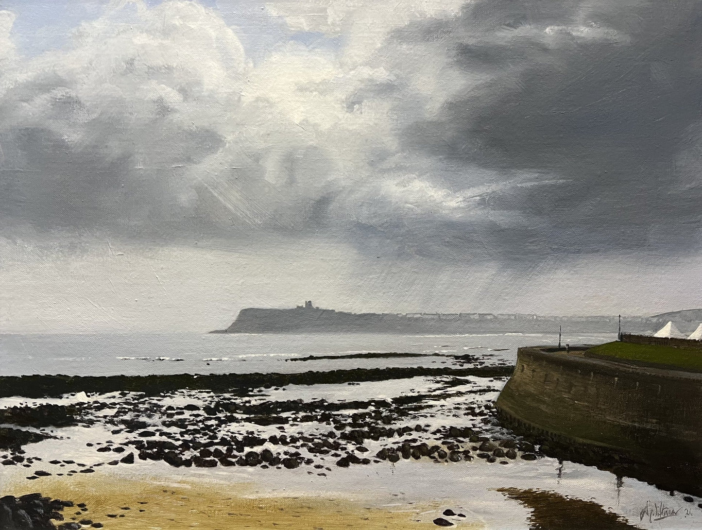 Nick Saltmer North Bay, Scarborough Original - The Acorn Gallery, Pocklington
