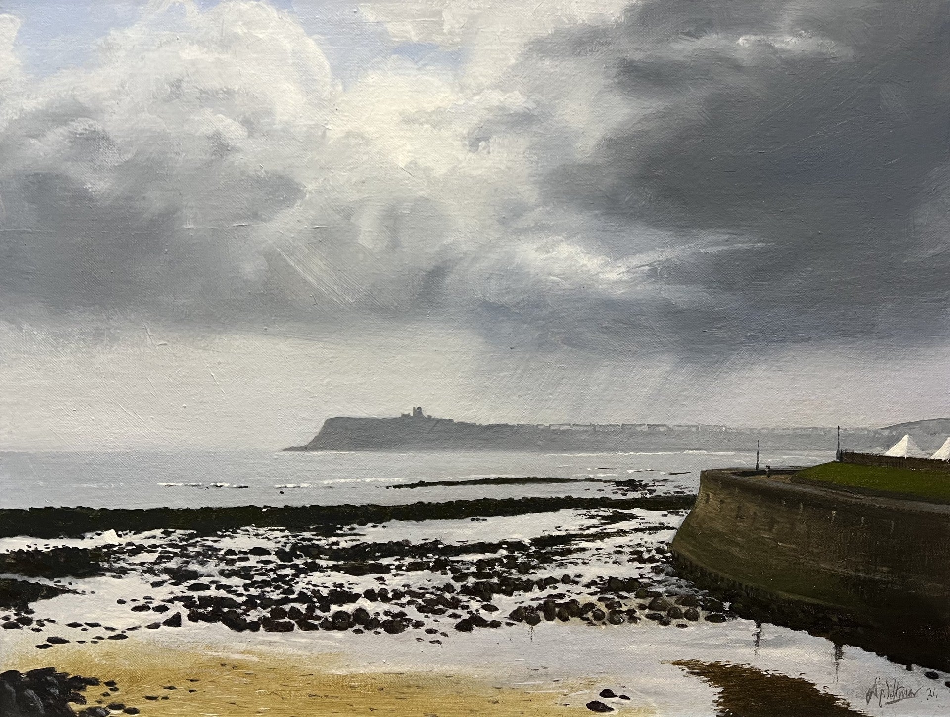Nick Saltmer North Bay, Scarborough Original - The Acorn Gallery, Pocklington