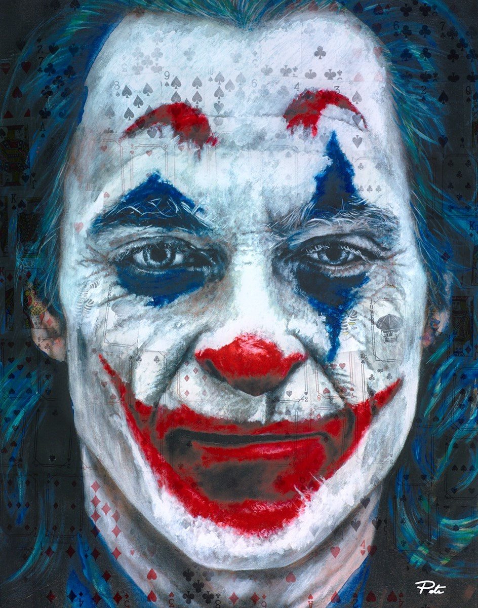 Pete Humphreys The Joker Original - The Acorn Gallery, Pocklington