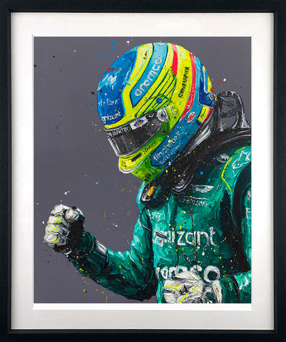 Alonso 2023 Paper Print by Paul Oz *NEW*