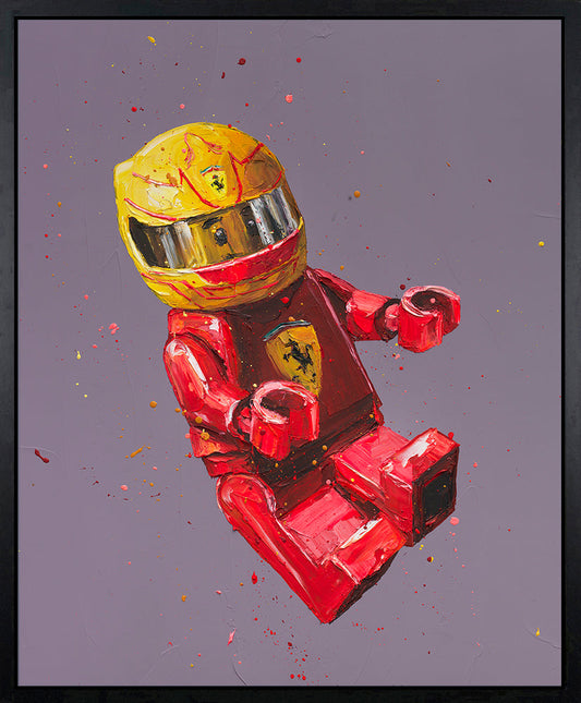 Paul Oz Lego Lewis Hand Embellished Canvas - The Acorn Gallery, Pocklington