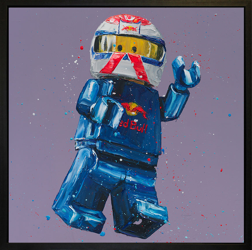 Paul Oz Lego Max II Small Hand Embellished Canvas - The Acorn Gallery, Pocklington