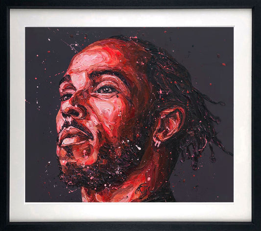Lewis In Red Paper Print by Paul Oz NEW