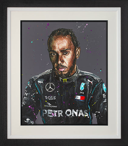Lewis Seven Times World Champion Lenticular by Paul Oz