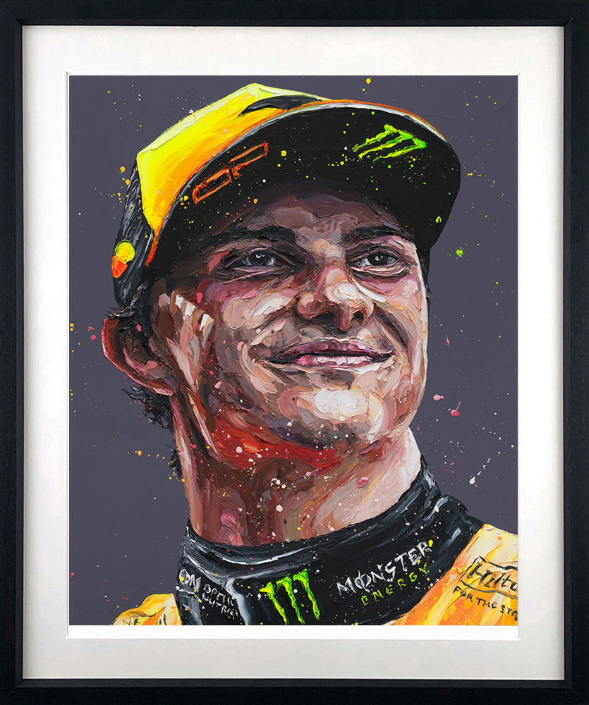 Paul Oz Piastri Portrait Paper Print - The Acorn Gallery, Pocklington
