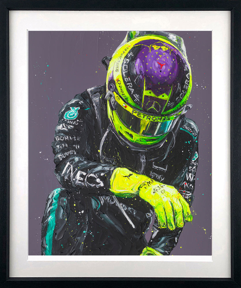 Paul Oz The Final Bow Lewis Hamilton Paper - The Acorn Gallery, Pocklington 