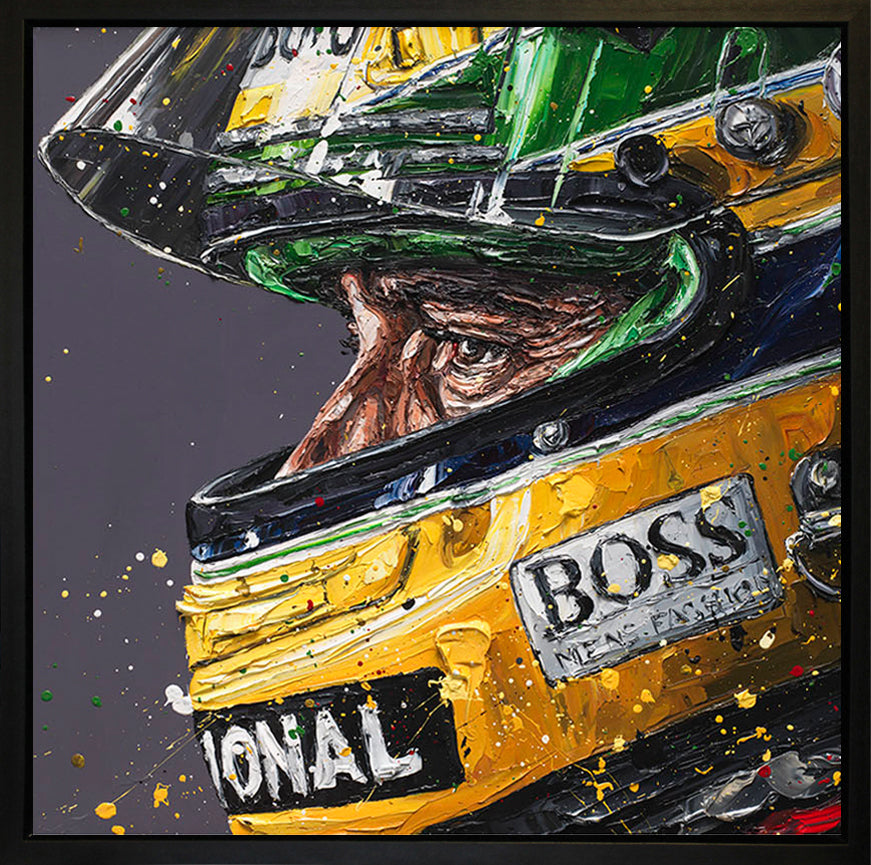 Paul Oz Zenn Small Hand Embellished Canvas - The Acorn Gallery, Pocklington