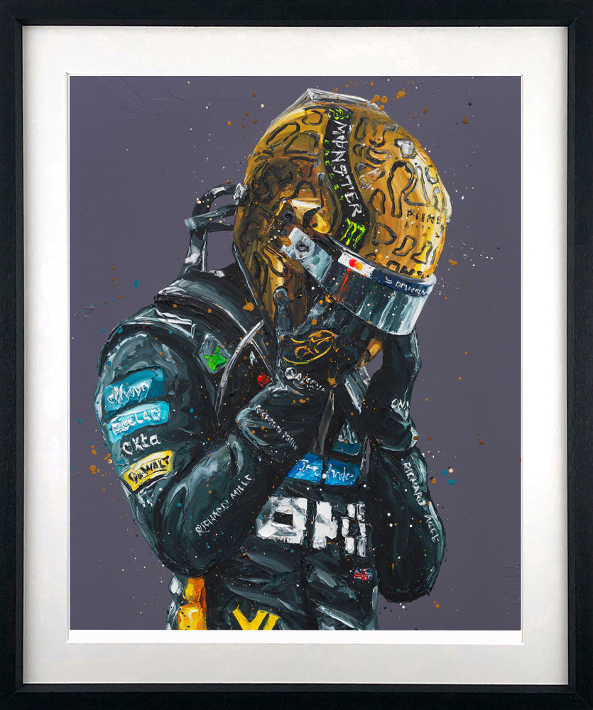 Paul Oz Lando - Golden Tears Paper Print - The Acorn Gallery Pocklington