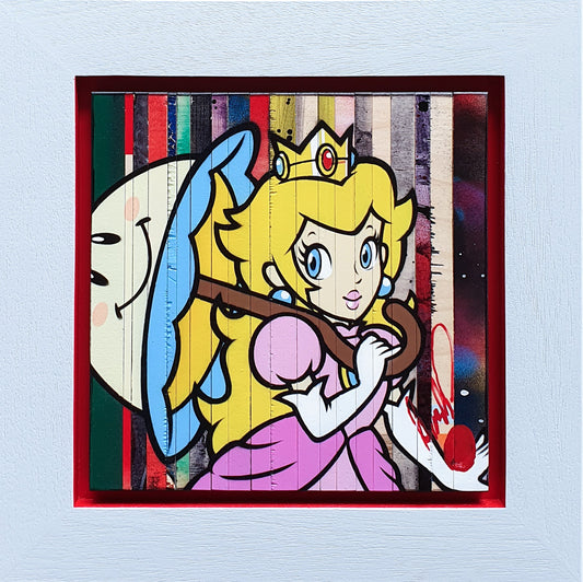 Rob Bishop My Diary Princess Peach ORIGINAL - The Acorn Gallery, Pocklington