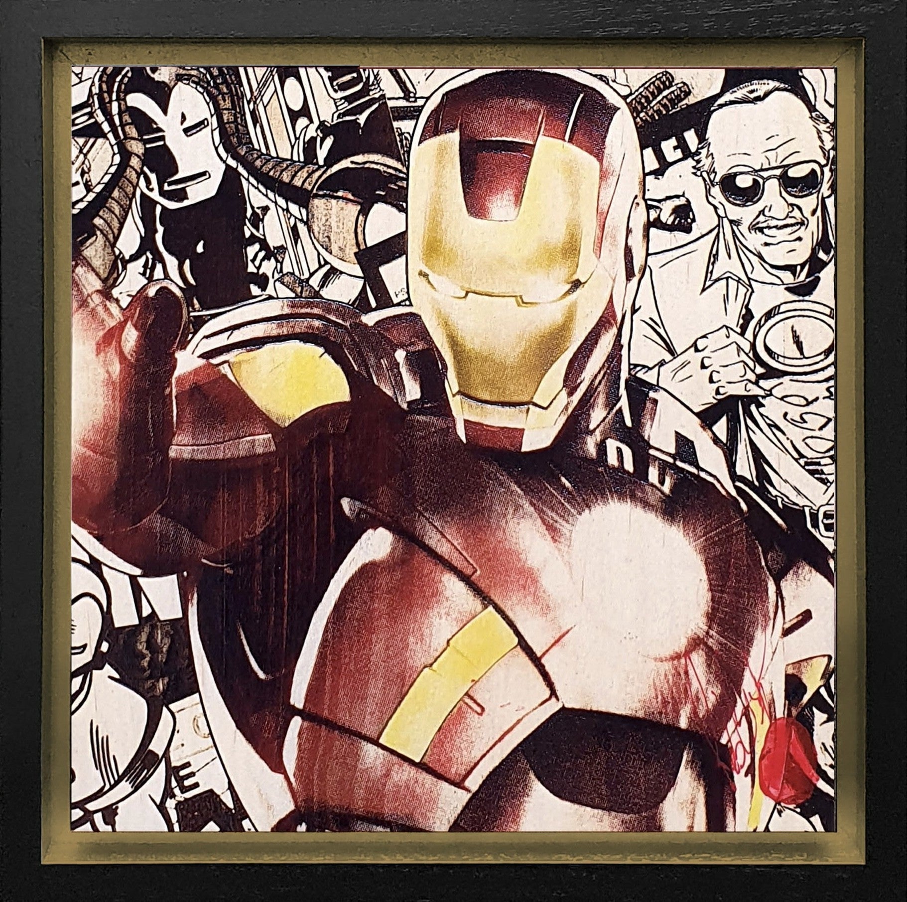 Rob Bishop Ironman Black Frame Original Variation available at The Acorn Gallery, Pocklington