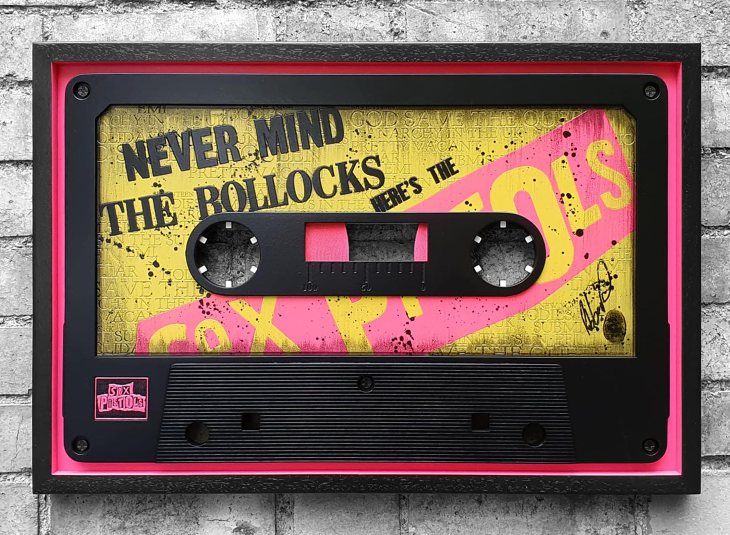 Rob Bishop Never Mind The Bollocks Medium Cassette - The Acorn Gallery, Pocklington