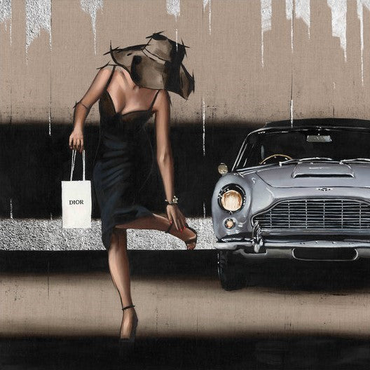 Richard Blunt A Day In The Dream Platinum Canvas - The Acorn Gallery, Pocklington