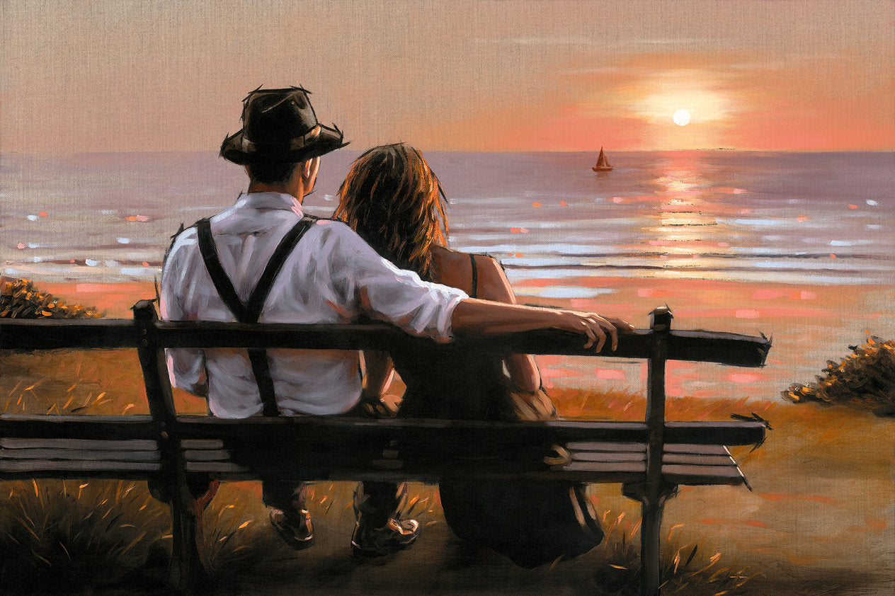 Richard Blunt All We Need Is Now Hand Embellished Canvas - The Acorn Gallery, Pocklington